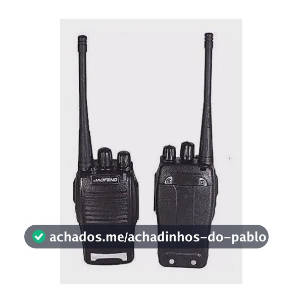 Radio Comunicador Walk Talk Baofeng Bf-777s Talkabout + Fone