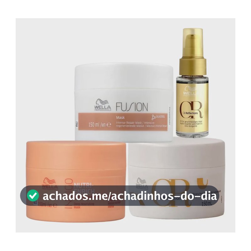 Kit Cronograma Capilar Wella Professionals - 4 Produtos