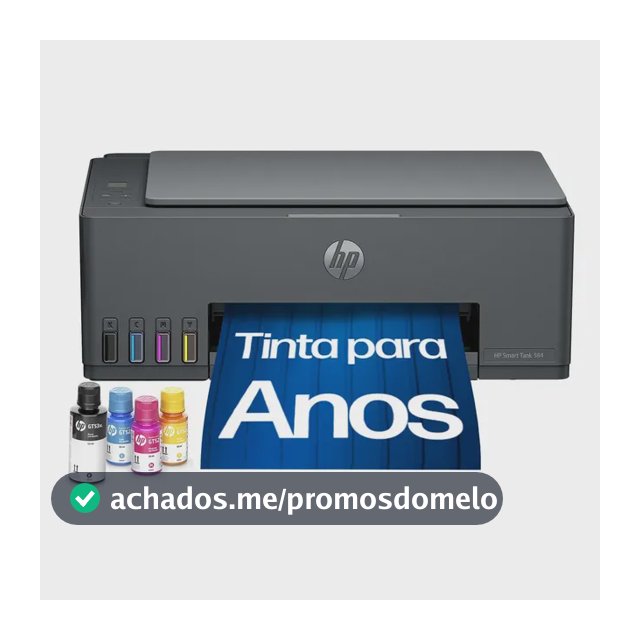 Impressora Multifuncional HP Smart Tank 584 - Preta