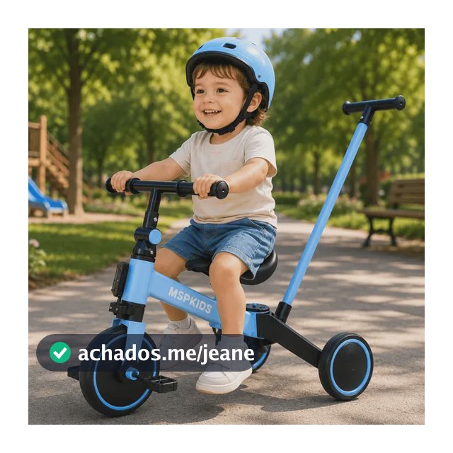 Bicicleta Triciclo Andador Equilíbrio 4 Em 1 Infantil
