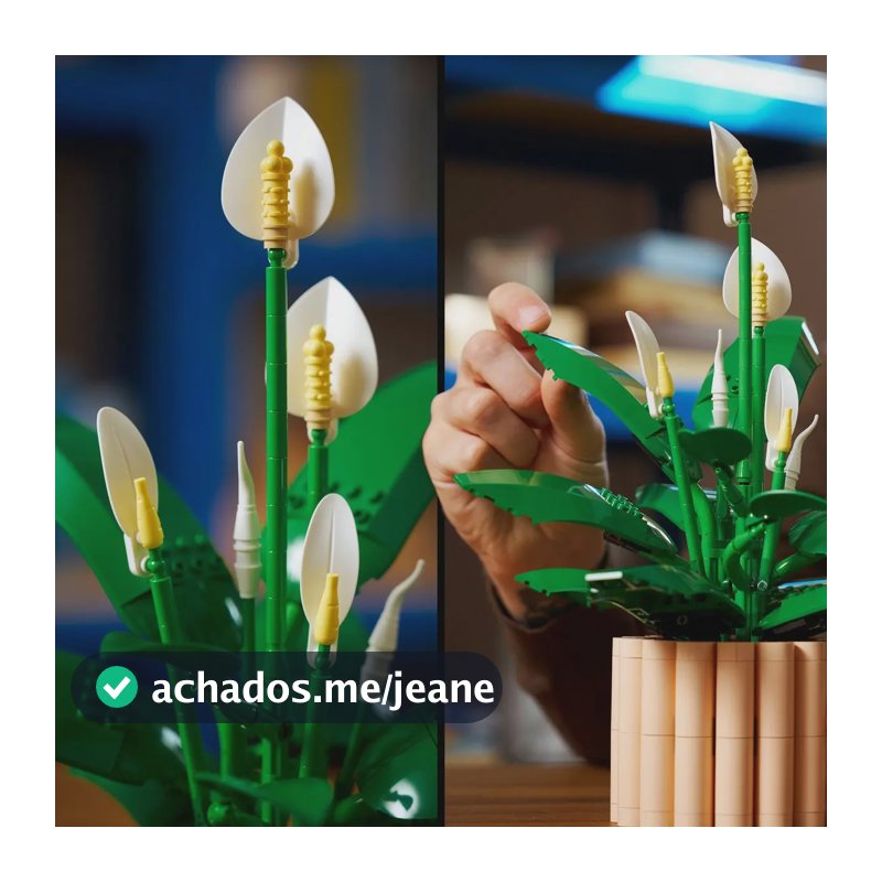 Enfeite de flores de lírio da paz LEGO® Botanicals 11504