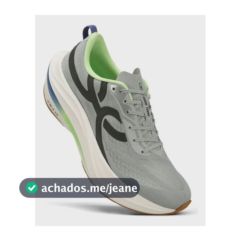 Tênis Running Olympikus Corre Turbo Cinza 39