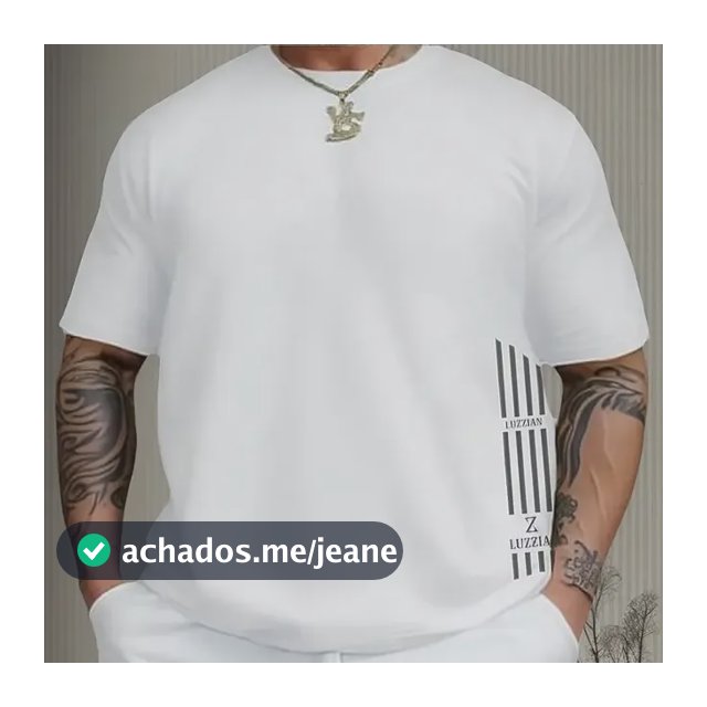 Kit Camisa +short Moletom Conjunto Masculino Marca Luzzian