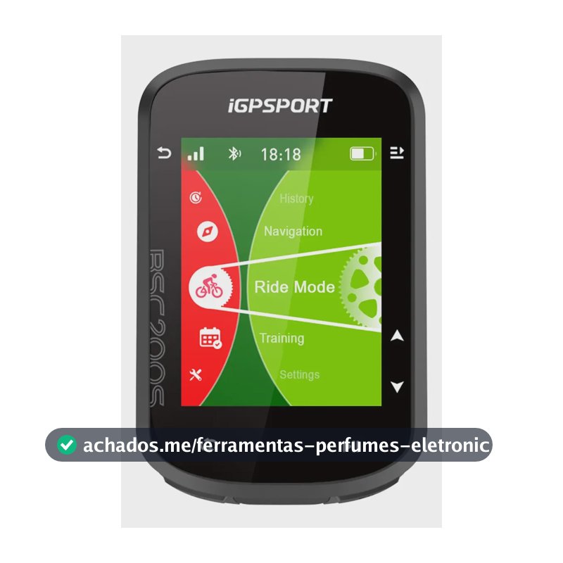 Ciclocomputador Igpsport Bsc200s Gps Para Ciclismo Com Rota