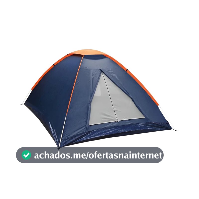 Barraca De Camping 3 Pessoas Panda Iglu Impermeável Nautika Azul