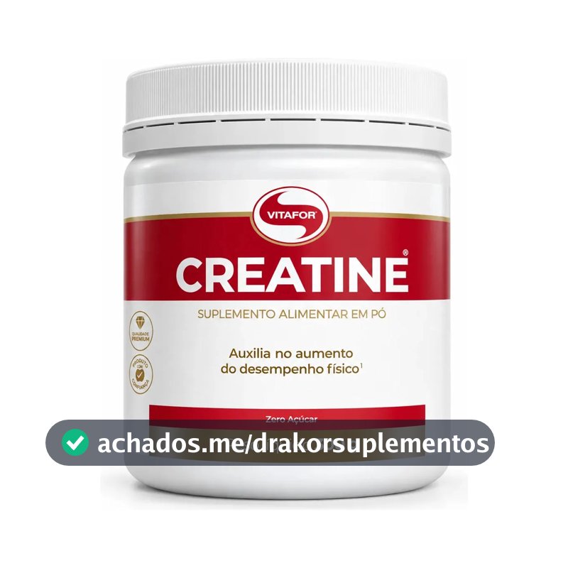 Creatina Vitafor em pó Sem sabor x 300g