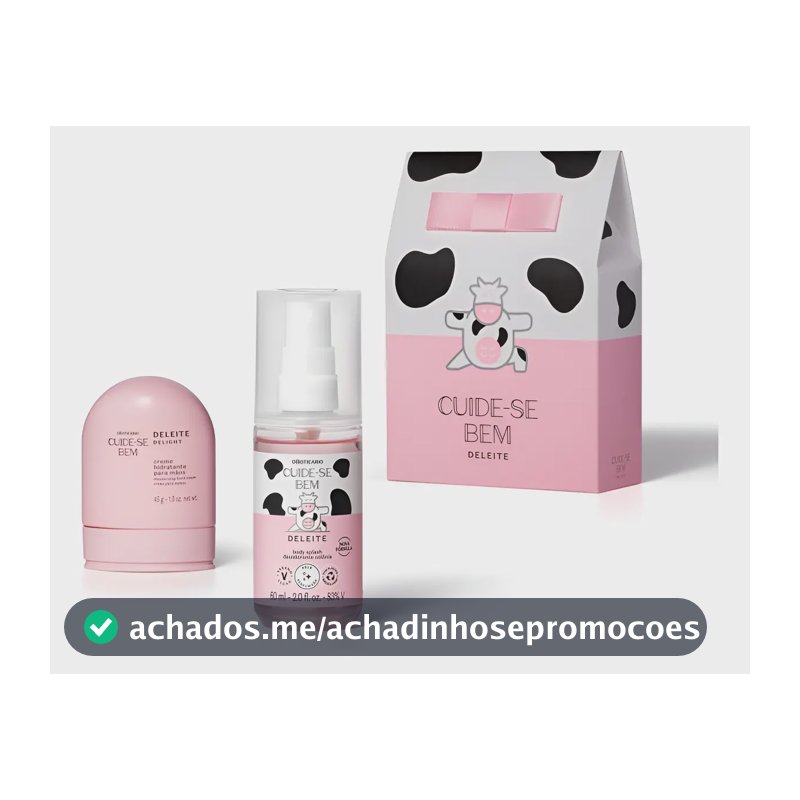 Kit Presente Especial Cuide-se Bem Deleite (2 Itens)