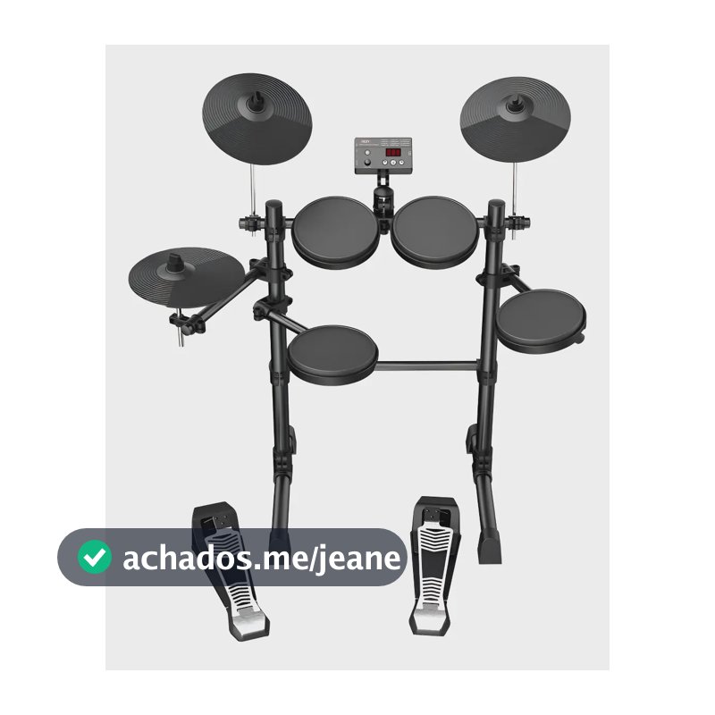 Bateria Eletrônica Aroma TDX-15 de 7 Peças Com Módulo de Som