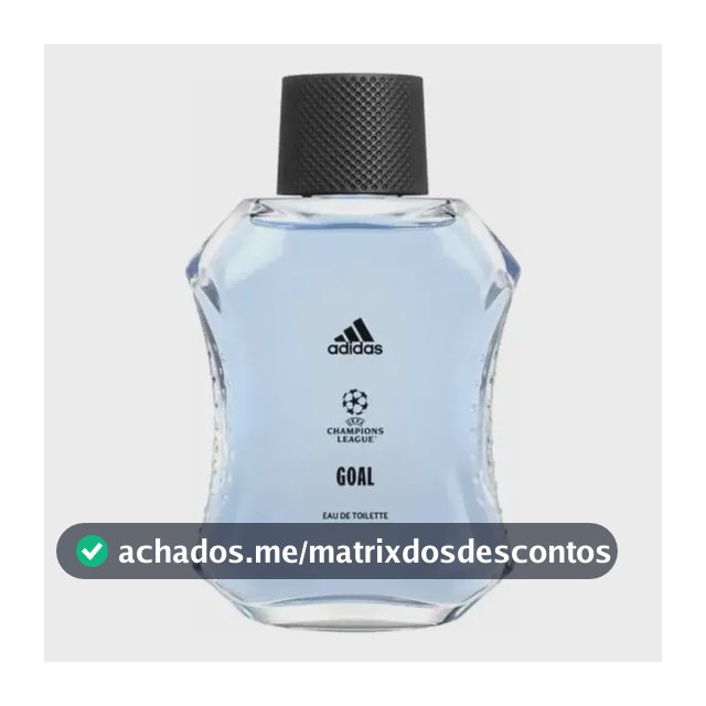 Perfume adidas Uefa Champions League edição Goal Eau De Toilette 100ml