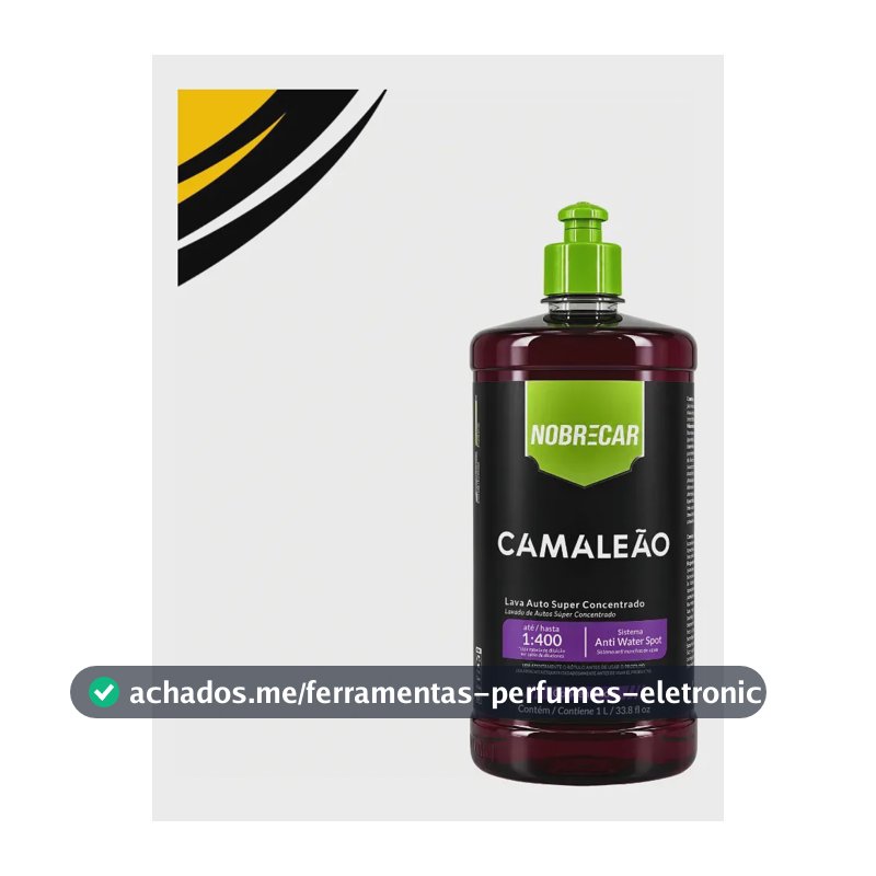 Shampoo Automotivo Camaleão Concentrado 1L Neutro Nobre Car