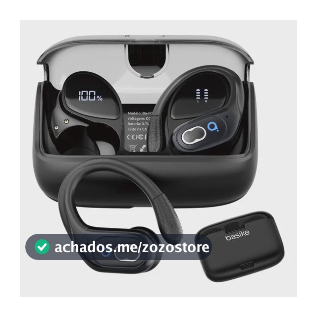 Fone De Ouvido Bluetooth Corrida Gancho Prova D'água Com Gan