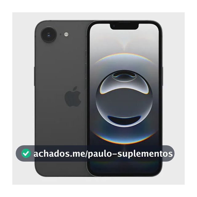 iPhone 16e (128 GB) - Preto - Distribuidor Autorizado