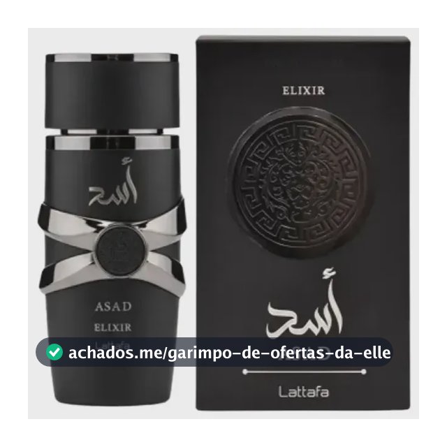 Perfume Árabe Lattafa Asad Elixir Edp Para Masculino