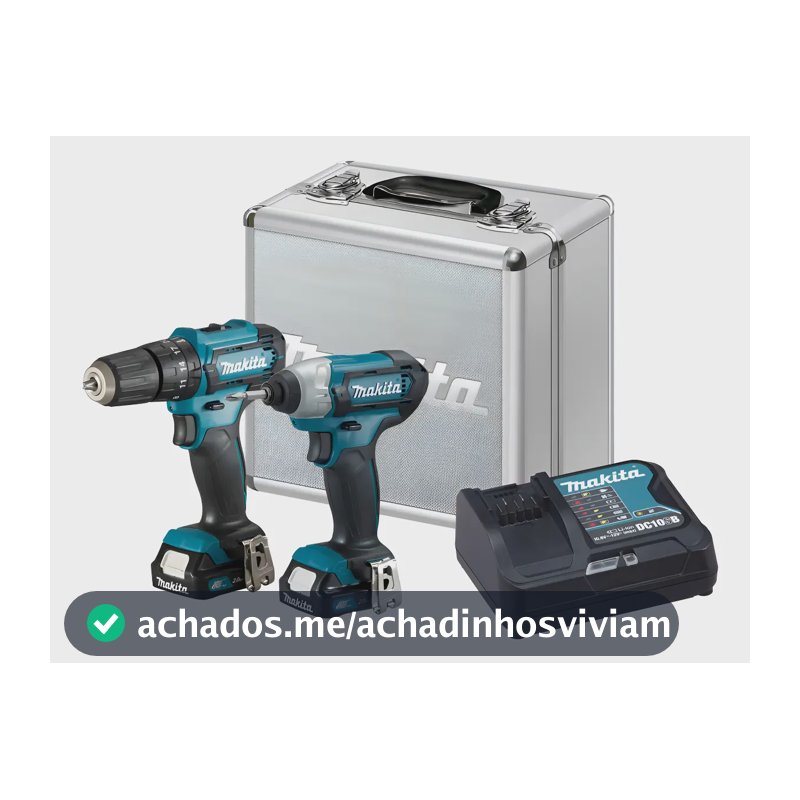 Paraf/furadeira Hp333d + Parafusadeira Imp Td110d 12v Makita