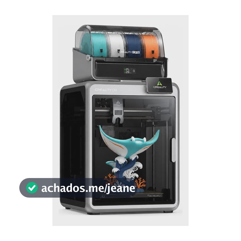Creality K2 Combo Impressora 3d Multicolor Com Cfs, 600 Mm/s 127/220v Preto