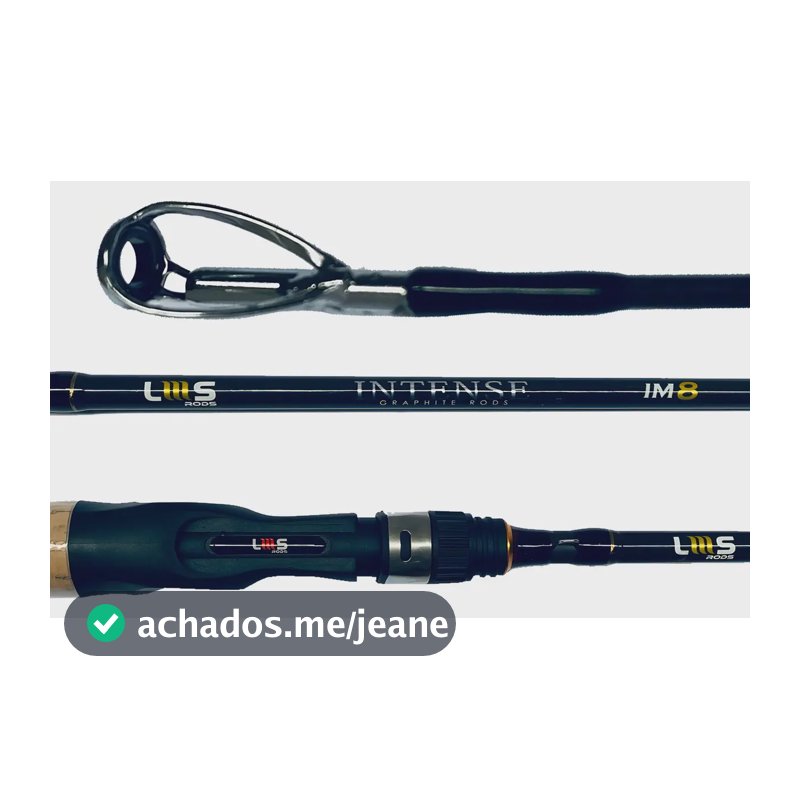 Vara Pesca Lumis Intense Carretilha 1,74mts 5'8'' 12lbs Im8