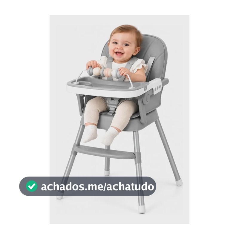 Cadeira Alimentação Bebê Portátil Ajustável Refeição Infant Dobrável Com Bandeja