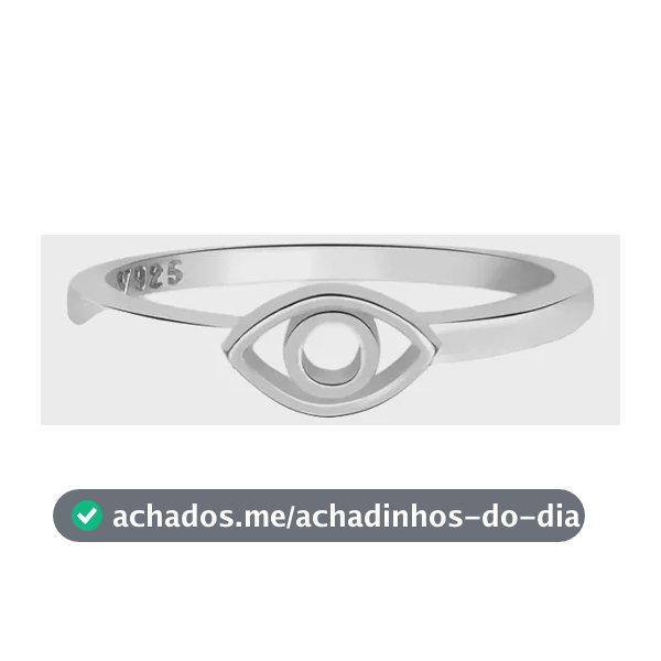 Anel Life Olho Grego Em Prata 925 Prateado 18