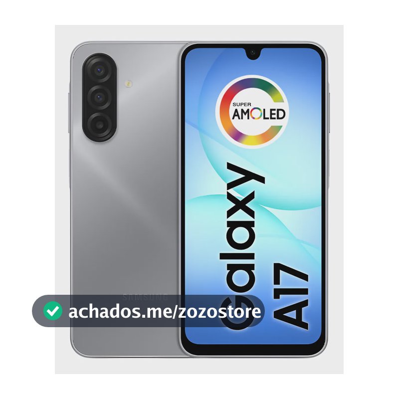 Celular Samsung Galaxy A17 Com Ia, 256gb, 8gb Ram, Câm De 50mp, Tela De 6.7 , Nfc, Ip54 - Cinza