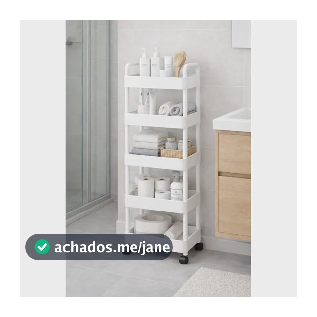 Carrinho Organizador 5 Andar Multiuso Cozinha Sala Banheiro