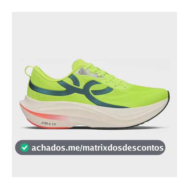 Tênis Olympikus Corre Turbo Unissex Verde-limão Mesh 37 Br