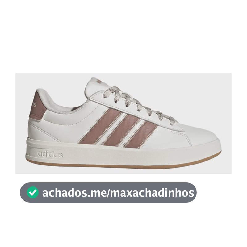 Tênis Feminino Grand Court 3.0 adidas Branco Liso 36 Br