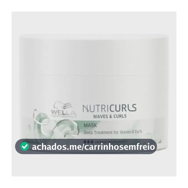 Máscara Capilar Wella Professionals Nutricurls 150 Ml