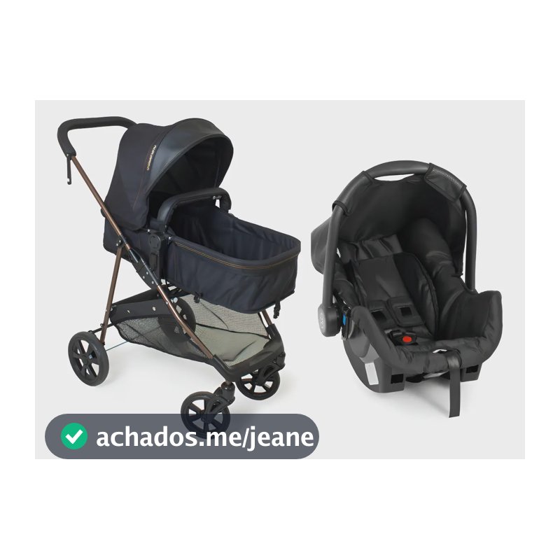 Carrinho Bebê Conforto Napoli Travel System Cobre Galzerano