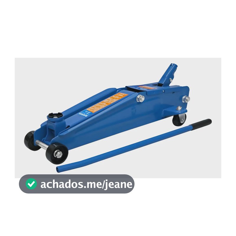 Macaco Hidráulico Jacaré Longo 2t Elevação 53cm Riosul Tools