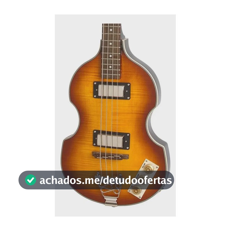 Contrabaixo 4 Cordas EpiPhone Viola Bass Vintage Sunburst
