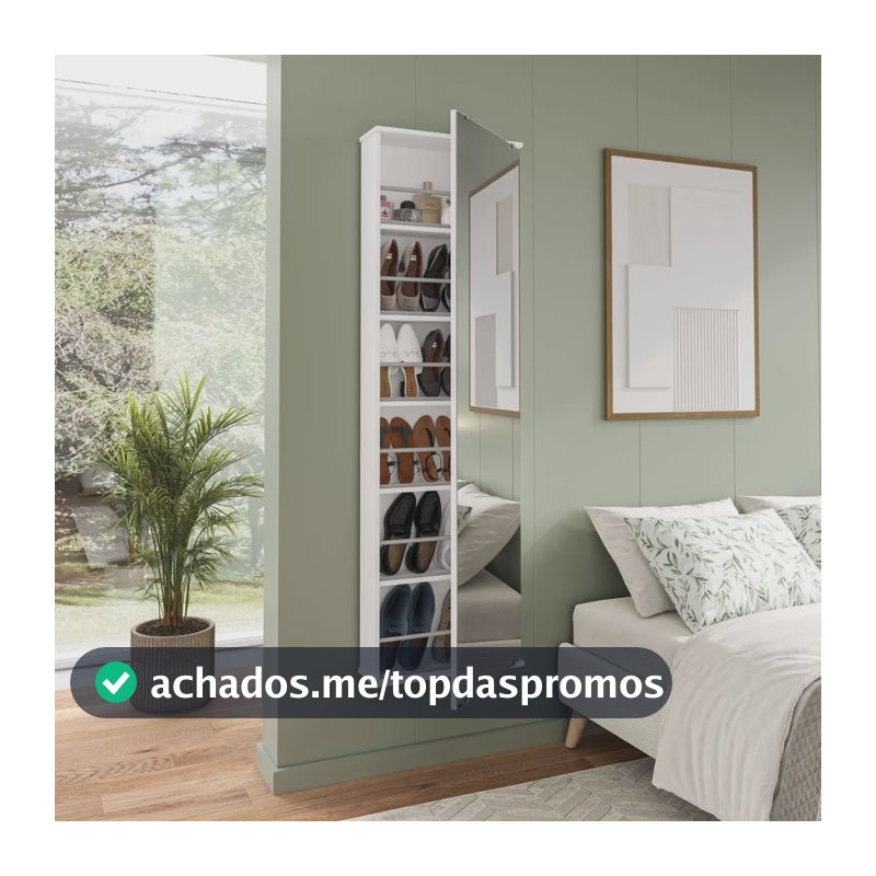 Sapateira Com Espelho Itabuna Politorno Wt