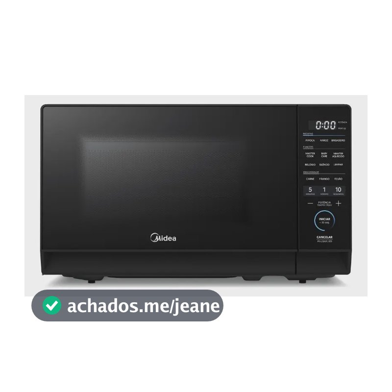 Micro-ondas 20L Preto MasterCook Midea MHP20P2