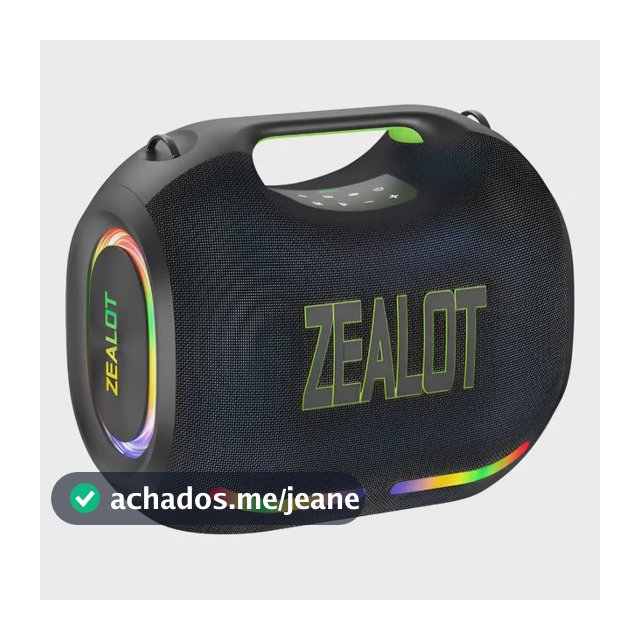 Caixa De Som Zealot Ze21 Bluetooth Super Grave Potencia 250w Preto