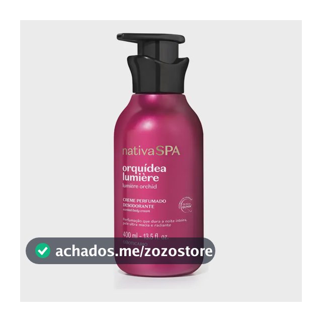 O Boticário Creme Perfumado Desodorante Nativa Spa Orquídea