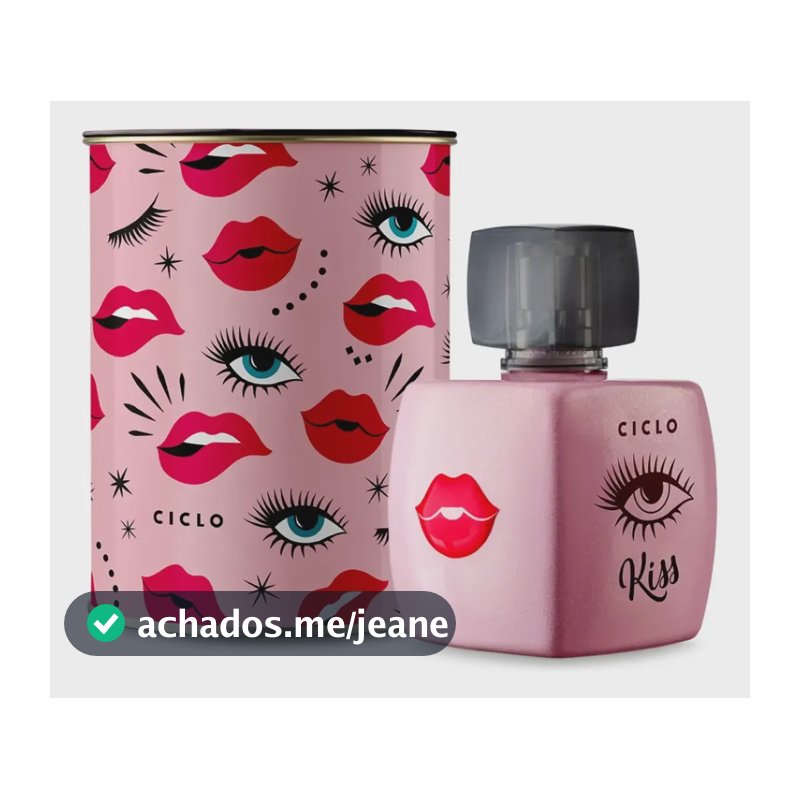 Ciclo Deo Colônia Kiss Feminino 100ml