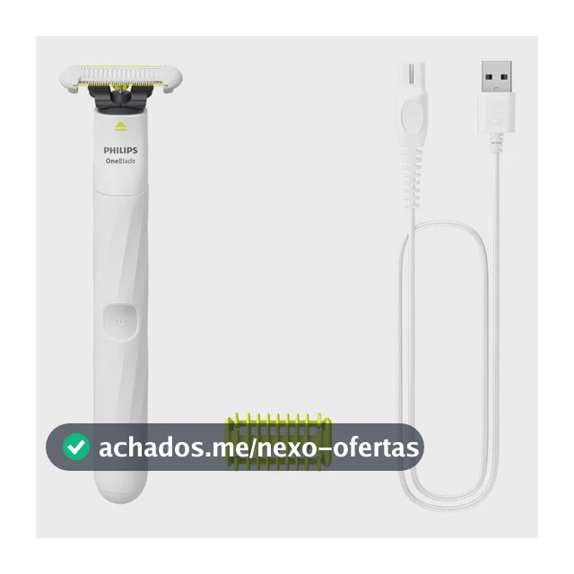 Aparador E Raspador Oneblade Intimate Qp1924/10 Philips Branco 127/220v
