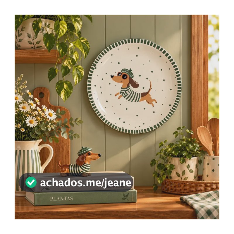 Prato Parede Decorativo Com Suporte Porcelana Cachorro 20cm Branco Prato Parede Decorativo 00220 Porcelana Cerâmica Suporte Gancho Limão Siciliano Passarinho Pássaro Azulejo Mandala