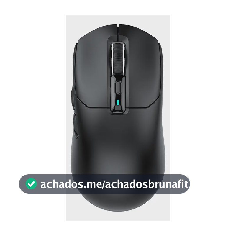 Mouse Gamer Sem Fio Fire Phoenix 24000dpi Paw3311 Bk-r3x Cor Preto