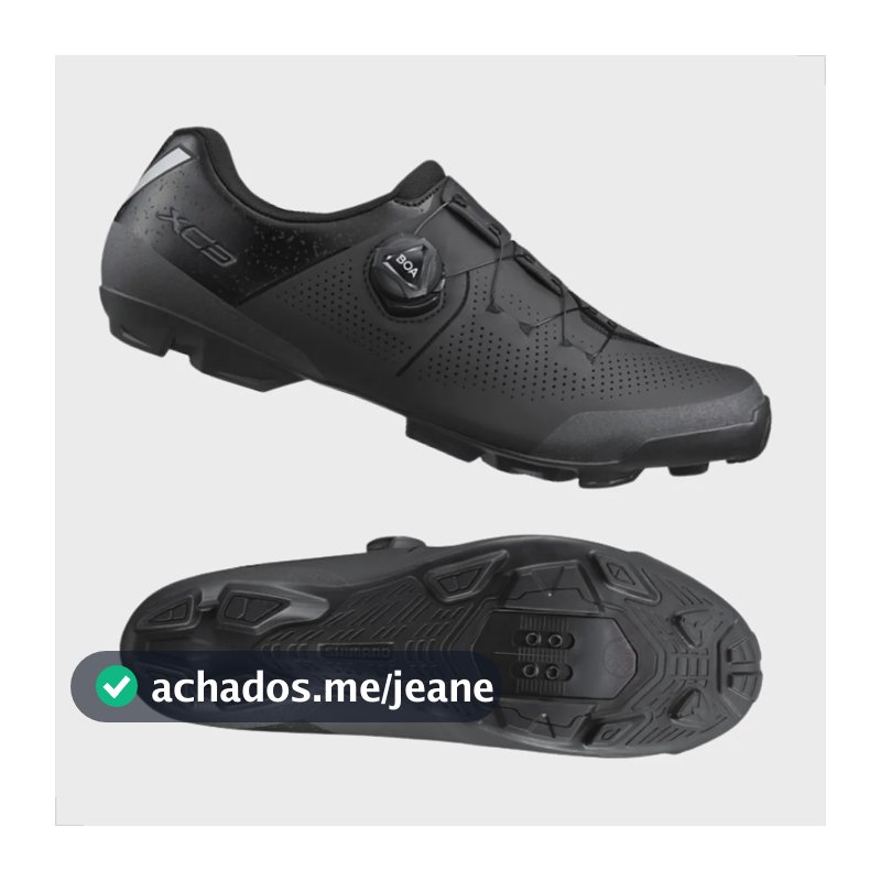 Sapatilha Shimano Mtb Xc3 Xc302 Sistema Boa - Preto Preto 39 Br