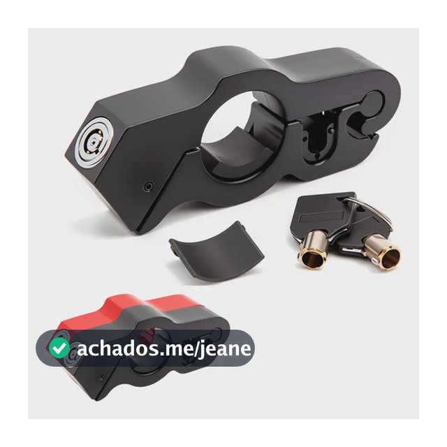 Trava Anti Furto Moto Manete - Acessório De Motociclet Freio