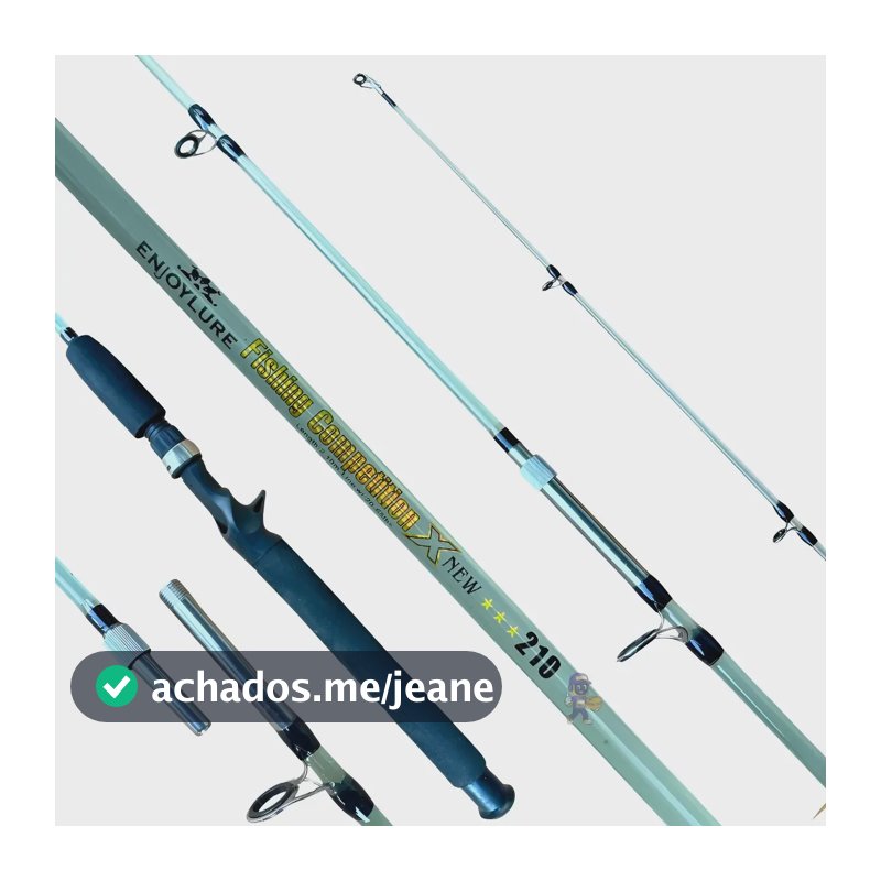 Vara Pesca Maciça Carretilha 65-100lbs Pesca Pesada Pirarucu Transparente