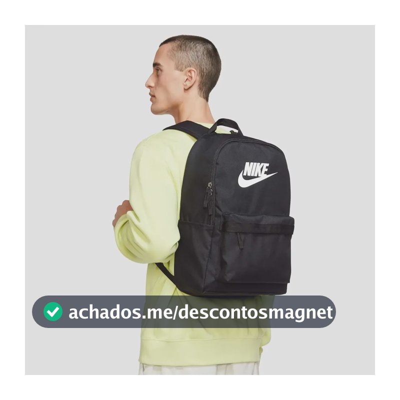 Mochila Nike Heritage Unissex Preto