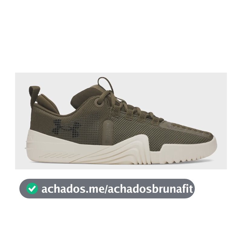 Tênis Masculino Tribase Reign 6 Under Armour Expeditgreen/stone/black Liso 41