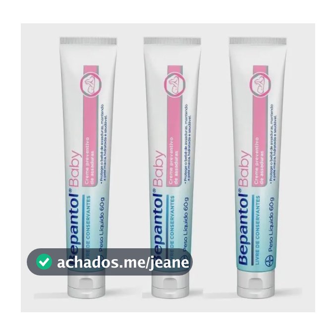 Kit 3 Bepantol Baby 60g Creme Antiassaduras