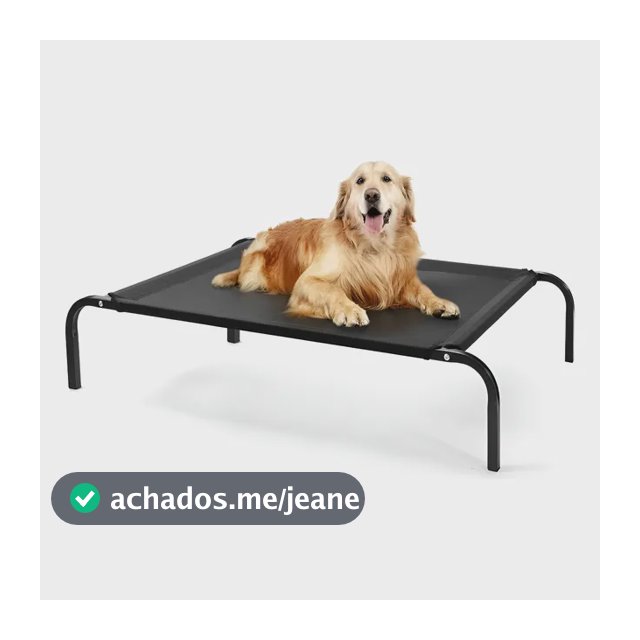 Kit Cama Para Cachorro Pets Suspensa Grande 906015cm Preto Preto Liso