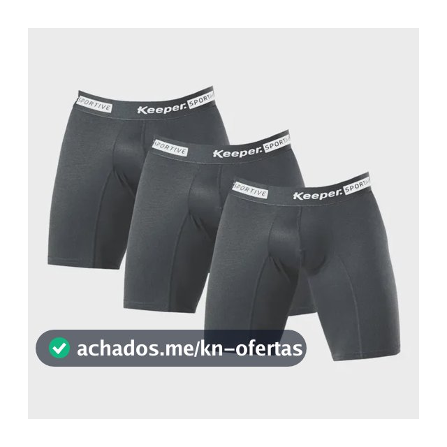 Kit 3 Cuecas Longleg Anti Assadura Masculina Shorts Esportes