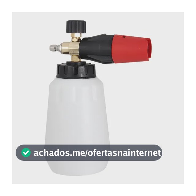1 L Canhão  Espuma Snow Foam 360 Com Entrada Engate Rápido