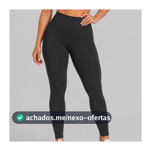 Calça Legging Feminina Cintura Alta Flanelada Treino Fitness