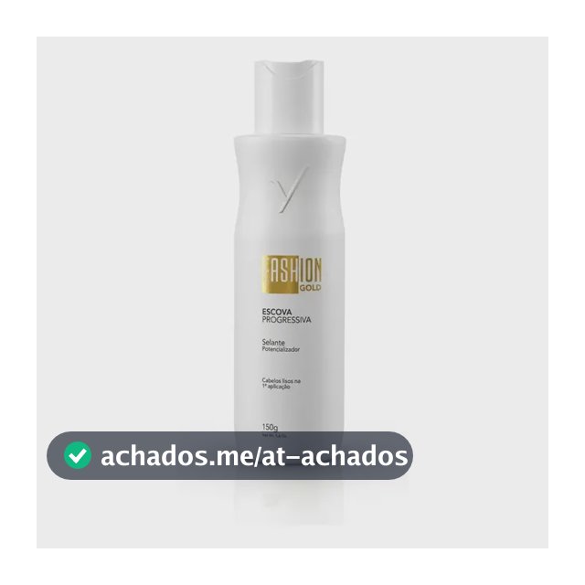 Escova Progressiva 150g - Fashion Gold