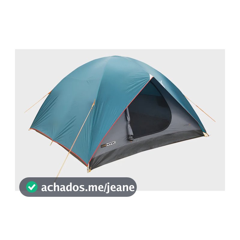 Barraca Nautika Cherokee Gt 3/4 Camping Impermeável Azul-turquesa